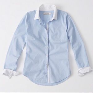 😍 2/$30 Abercrombie & Fitch Tailored Poplin Shirt